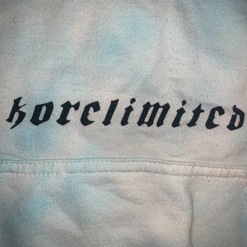 Korelimited Blue Tie Dye Hoodie